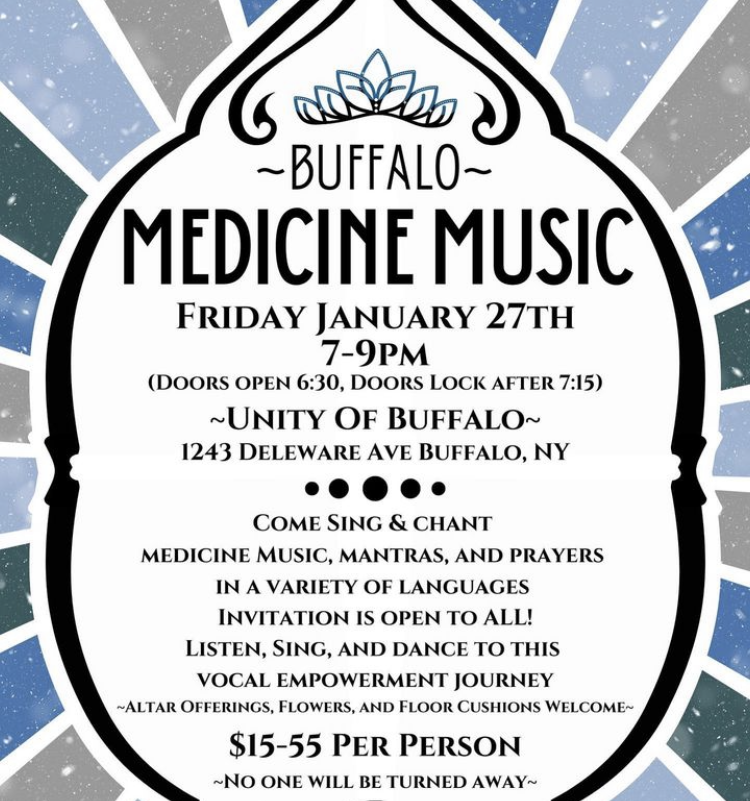 Buffalo Medicine Music at Unity of Buffalo