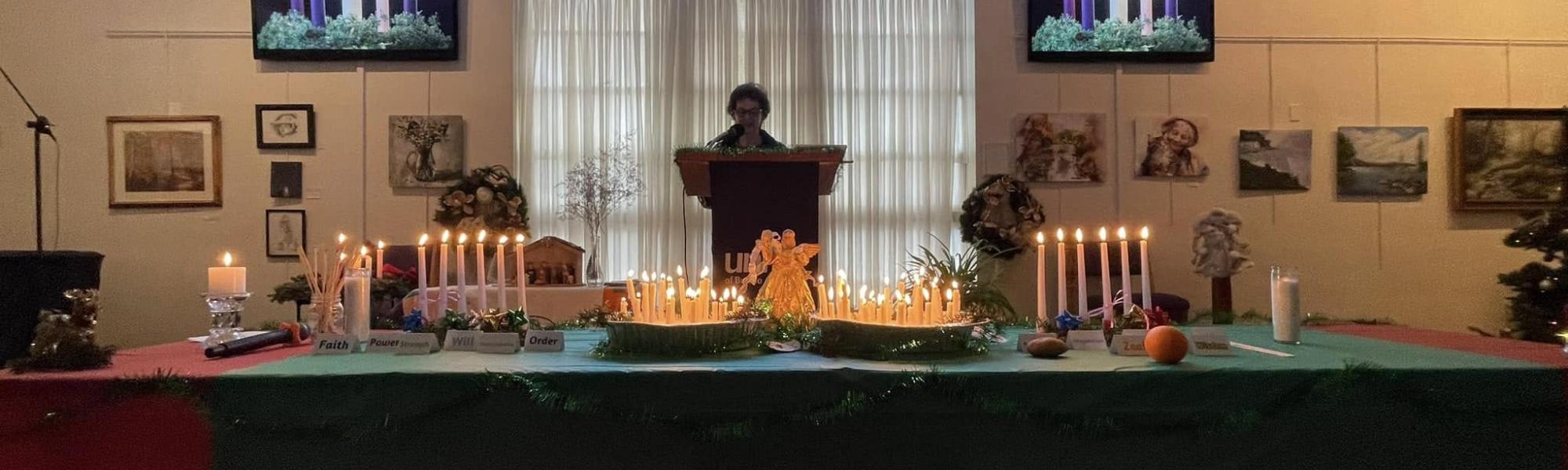 Christmas Candle Lighting Service